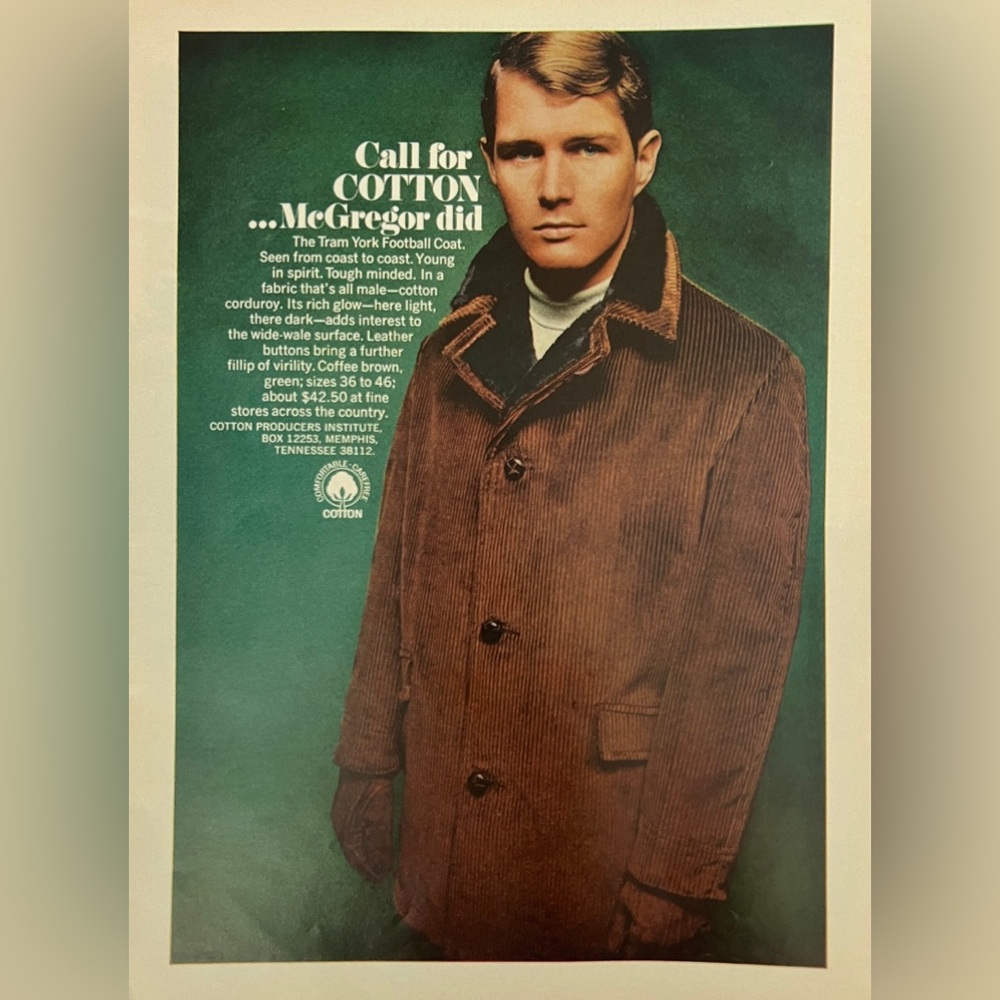 McGregor | Vintage 1960s Magazine Advertisement